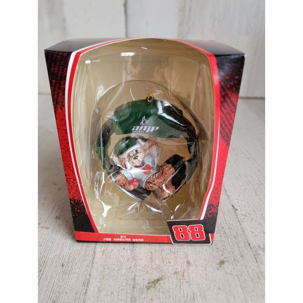 Trevco Dale Jr 88 Nascar bear‎ amp energy vintage ornament Xmas